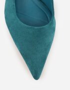 vices Escarpin Verde Slingback cu toc pisică Anatera