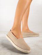 vices Espadrile Bej închis pe Talpă Decorată cu Împletitură Sesoriela