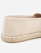 vices Espadrile Bej pe Talpă Decorată cu Împletitură Sesoriela
