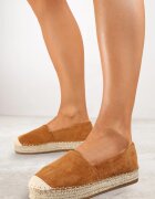 vices Espadrile Camel pe Talpă Împletită Sirelora