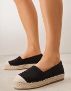 vices Espadrile Negre cu Talpă Împletită Sirelora