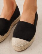 vices Espadrile Negre cu Talpă Împletită Sirelora