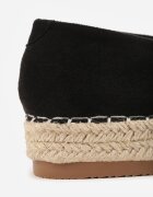 vices Espadrile Negre cu Talpă Împletită Sirelora