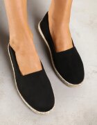 vices Espadrile Negre pe talpă decorate cu împletitură Sesoriela
