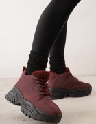 vices Ghete Adidași Bordeaux cu platformă cu relief Nirrise