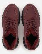 vices Ghete Adidași Bordeaux cu platformă cu relief Nirrise