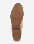 vices Ghete Bej deschis din Piele întoarsă ecologică cu Carâmb Perforat Selianae