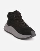 vices Ghete de iarnă tip Adidași Negre cu Platformă Decorate cu Inscripție și Blană Lanite