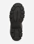 vices Ghete de zăpadă Negre pe Platformă Joasă cu Matlasare Decorativă și Șnur Elastic Raballa