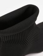 vices Ghete negre la gleznă din material elastic cu toc geometric Aidara