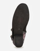 vices Ghete Negre pe toc gros Decorate cu flori Selianor