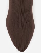vices Ghete tip șosetă Maro pe Toc Gros în Stil Elegant Rarana