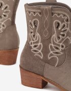 vices Ghete Verzi cowboy cu toc gros decorate cu broderie Nelithen