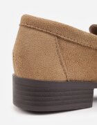 vices Mocasini cu design minimalist și branț din piele Filsa Bej închis Maro Bej închis