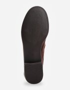 vices Mocasini cu design minimalist și branț din piele Filsa Bej închis Maro Maro