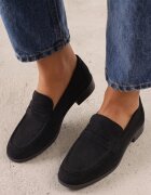 vices Mocasini cu design minimalist și branț din piele Filsa Bej închis Maro Negri