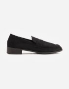 vices Mocasini cu design minimalist și branț din piele Filsa Bej închis Maro Negri