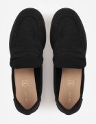 vices Mocasini cu design minimalist și branț din piele Filsa Bej închis Maro Negri