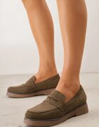 vices Mocasini din imitație de piele întoarsă în stil clasic Malaeno Verzi