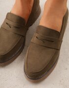 vices Mocasini din imitație de piele întoarsă în stil clasic Malaeno Verzi