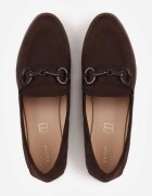 vices Mocasini Maro cu Branț din Piele Naturală Decorate cu Lanț Delariona