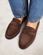 vices Mocasini Maro cu Brant din Piele Naturală și Curea cu Cusături Fonarrie