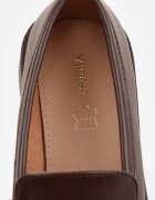 vices Mocasini Maro Eleganți cu Aplicație și Branț din Piele Naturală Arinatta