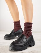 vices Mocasini Negri pe Platformă Dionela