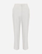 vices Pantaloni Clasici Albi De costum High Waist Dimaia