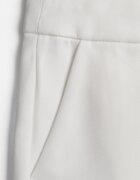 vices Pantaloni Clasici Albi De costum High Waist Dimaia