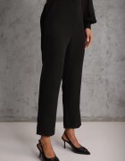 vices Pantaloni Clasici Negri De costum Talie înaltă Dimaia