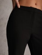 vices Pantaloni de costum Negri Tip Flare Tesilana