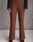 vices Pantaloni eleganți clopot cu curea și cataramă metalică Telepadia Maro