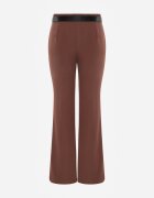 vices Pantaloni eleganți clopot cu curea și cataramă metalică Telepadia Maro