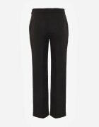 vices Pantaloni Negri De Costum Cu Dungă Decorați Cu Închidere Cu Cataramă Azisore