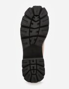 vices Pantofi bej închis lăcuiți cu platformă și toc gros stil Mary Jane Omela