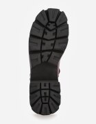 vices Pantofi Bordeaux pe Platformă în Stil Mary Jane Decorați cu Cataramă Metalică Zinida