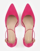 vices Pantofi cu toc Fucsia pe toc geometric cu branț din piele Polori