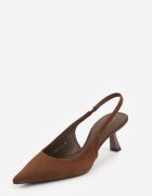 vices Pantofi cu toc Maro închis Slingback pe toc kitten Anatera