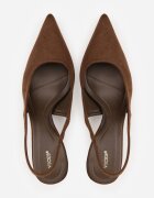 vices Pantofi cu toc Maro închis Slingback pe toc kitten Anatera