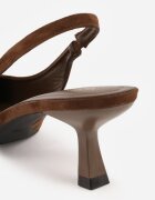 vices Pantofi cu toc Maro închis Slingback pe toc kitten Anatera