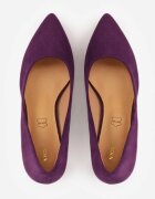 vices Pantofi cu toc Mov Casual cu toc stiletto cu branț din piele naturală Cleinae