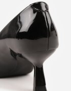 vices Pantofi cu toc negri lăcuiți cu toc cui în stil toc pisicuță decorați cu barete Laloma