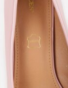 vices Pantofi cu toc roz cu toc stiletto cu branț din piele Caronella