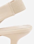 vices Pantofi cu toc Sandale Bej cu toc pisicuță Tip Slingback Liluriela