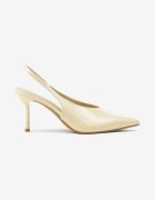 vices Pantofi cu toc Sandale Galbene Slingback cu Toc Stiletto Tilionea