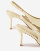 vices Pantofi cu toc Sandale Galbene Slingback cu Toc Stiletto Tilionea