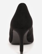 vices Pantofi cu toc stiletto negri cu branț din piele naturală și vârf ascuțit Mairisse