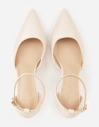 vices Pantofi de damă Bej cu toc Stiletto vârf ascuțit și cataramă Ulandorea