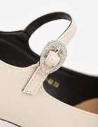 vices Pantofi eleganți Bej cu cataramă și toc stiletto subțire Zinariel